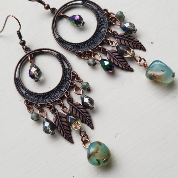 ๐Handmade Boho Earrings - Picture 3 of 4